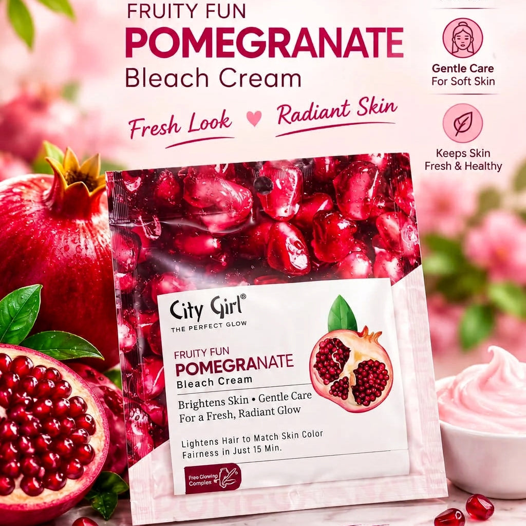 City Girl Fruity Fun Pomegranate Bleach Cream
