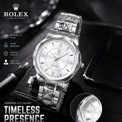 Rolex Quartz Gold & Silver Two-Tone Watch