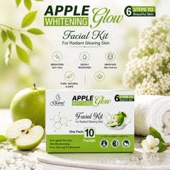 Glame Apple Whitening Glow Facial Kit - Pack of 6