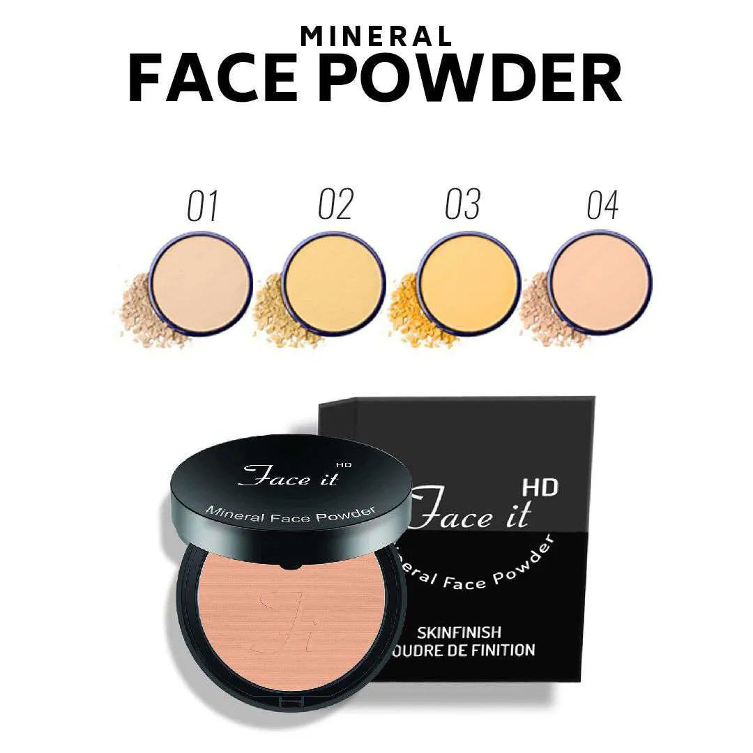 Flawless Finish of Face It Mineral Compact Powder Long-Lasting Natural Coverage