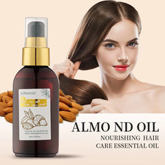 KORMESIC Natural Organic Almond Oil for Men & Women Scalp Care Serum Hair Treatment Growth Oil 60ml