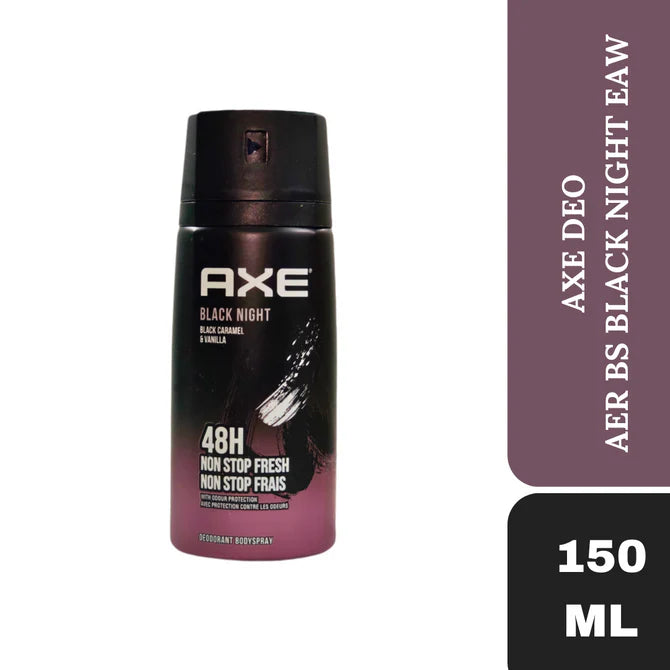 AXE Black Night – Black Caramel &amp; Vanilla Deodorant Body Spray (150ml)