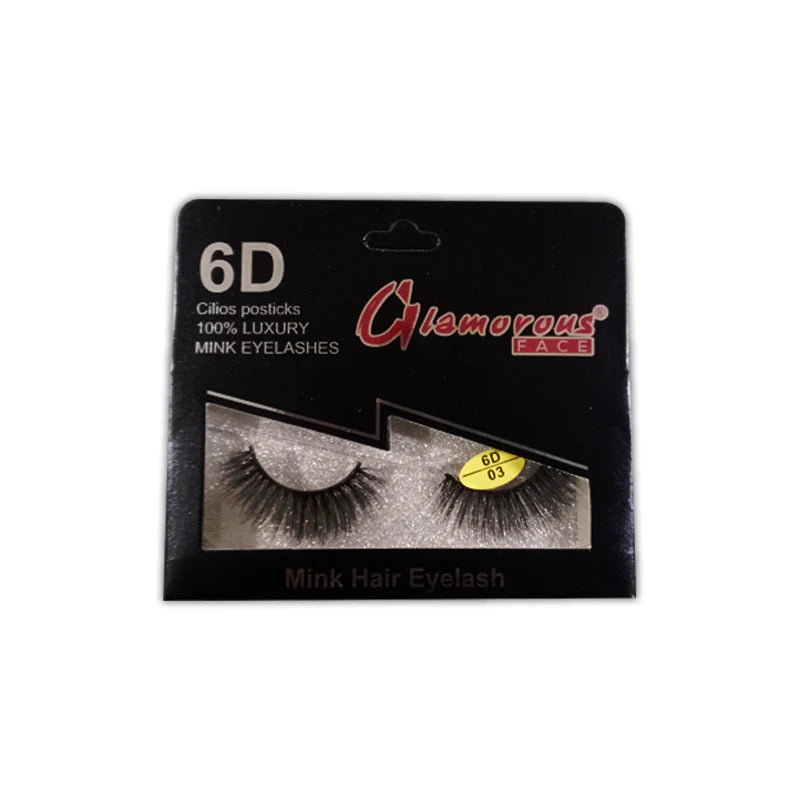 Glamorous Face 6D Mink Hair Eyelashes 10 Pieces GF 8062