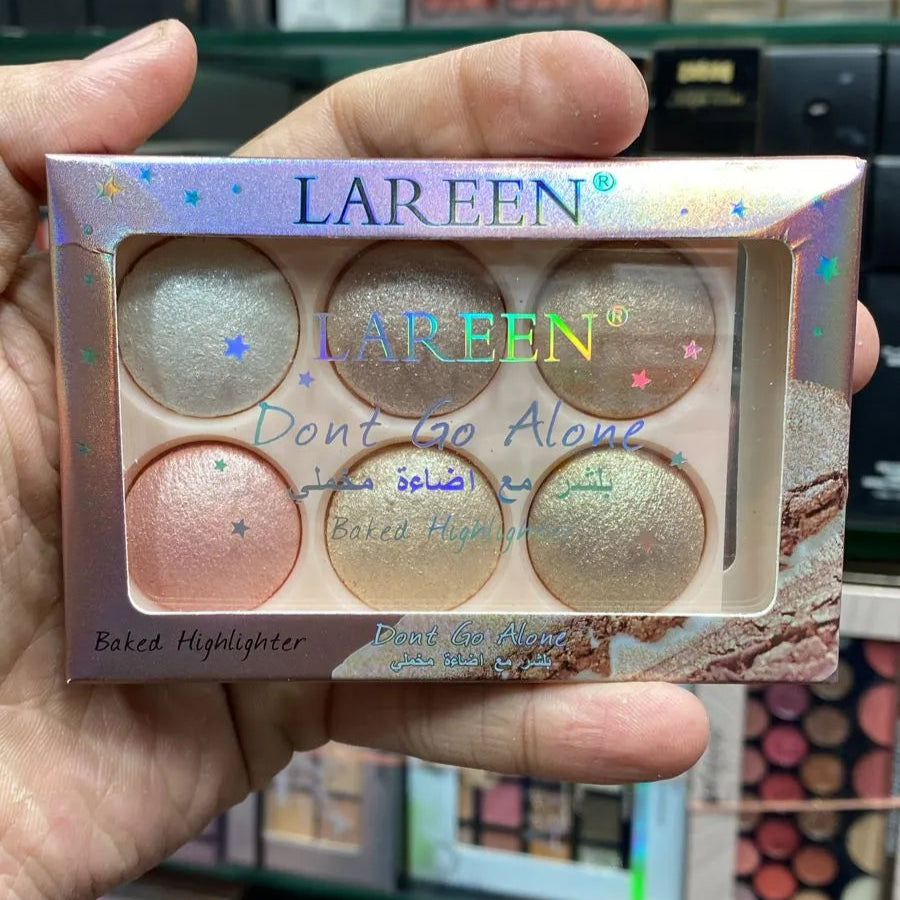 6 Colors Lareen Highlighter Palette