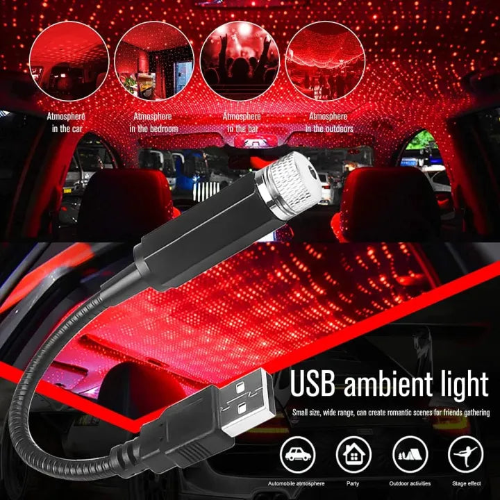 Car Starry Sky Interior Atmosphere Lights