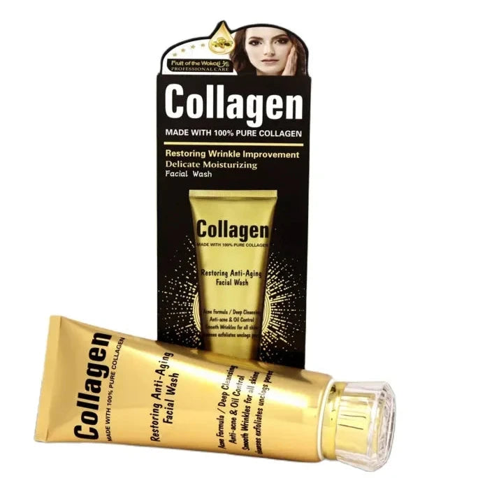 Wokali Collagen Anti‑Aging & Anti‑Acne Facial Wash - 120ml