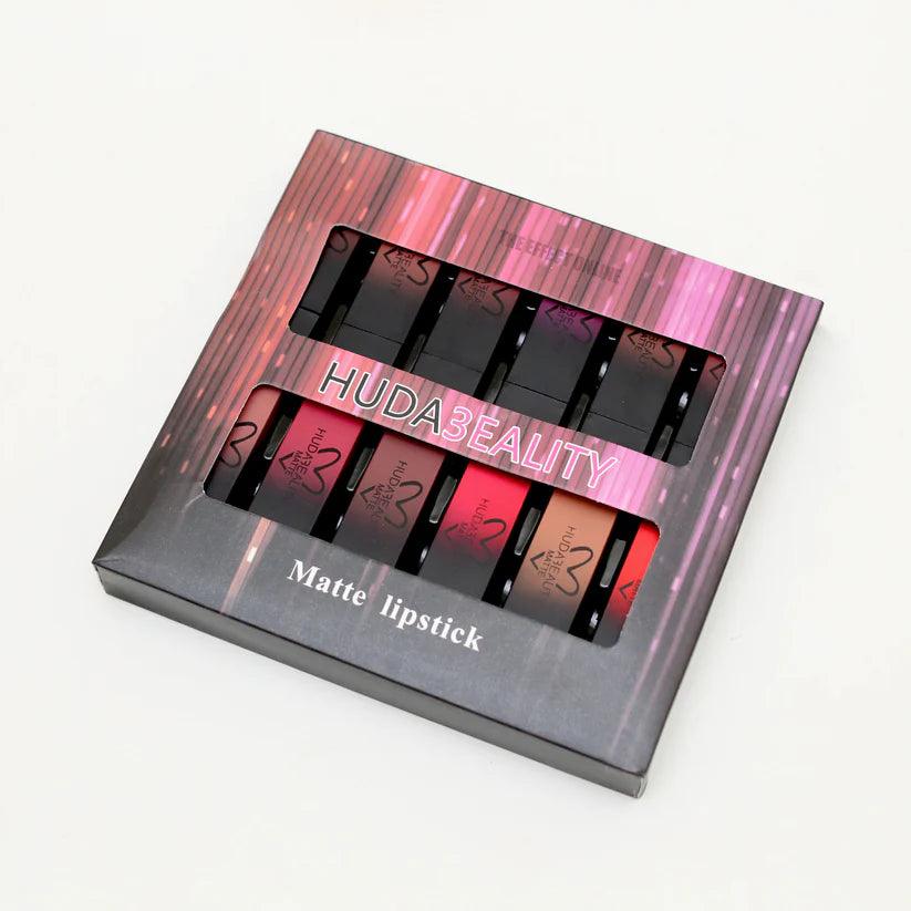 Huda Beauty Matte Lipstick Set - 12 Pcs