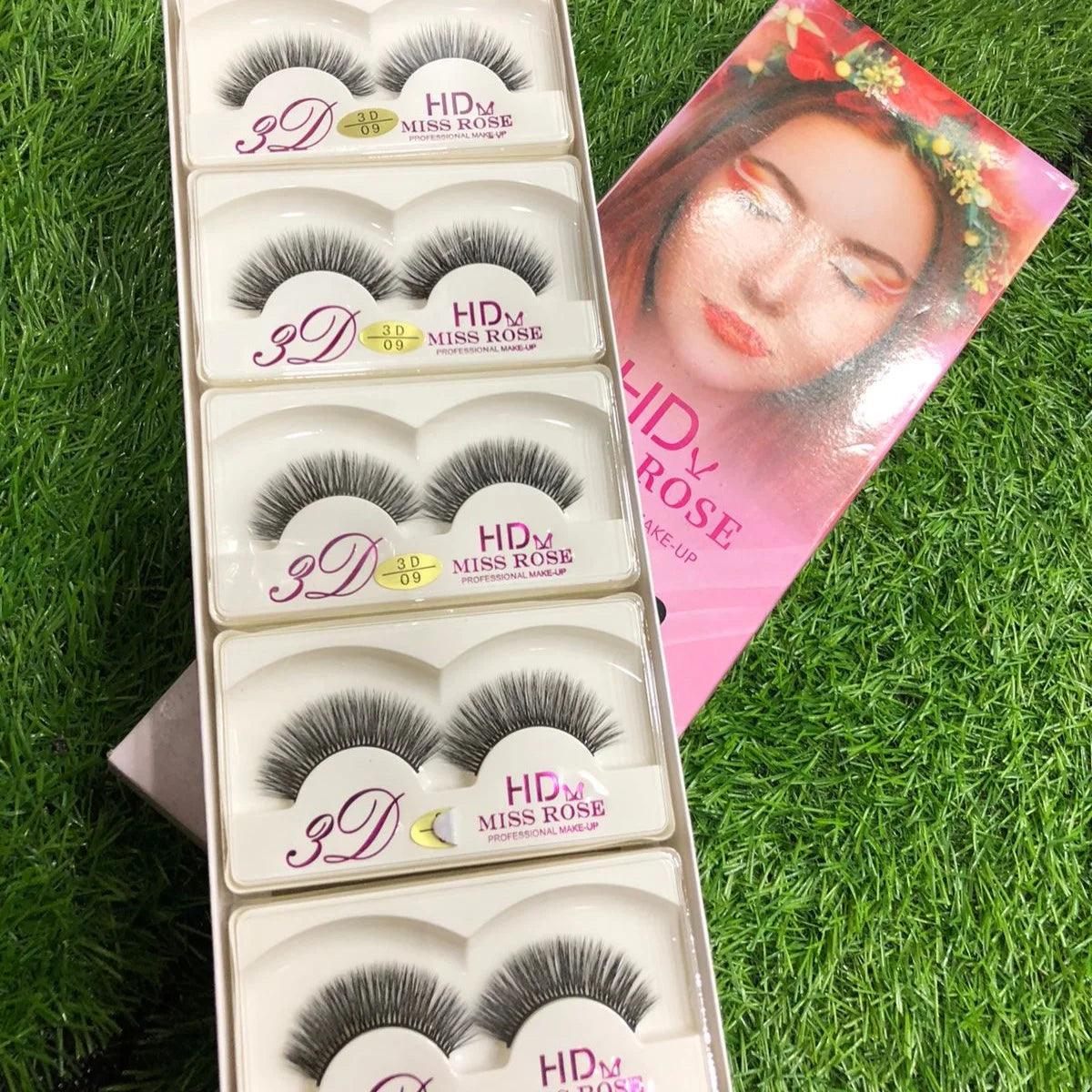 Miss Rose Eye Lashes - Pack of 10