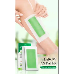 Sadoer Aloe Vera Hair Removal Wax Strips (10 Double Sided Strips)