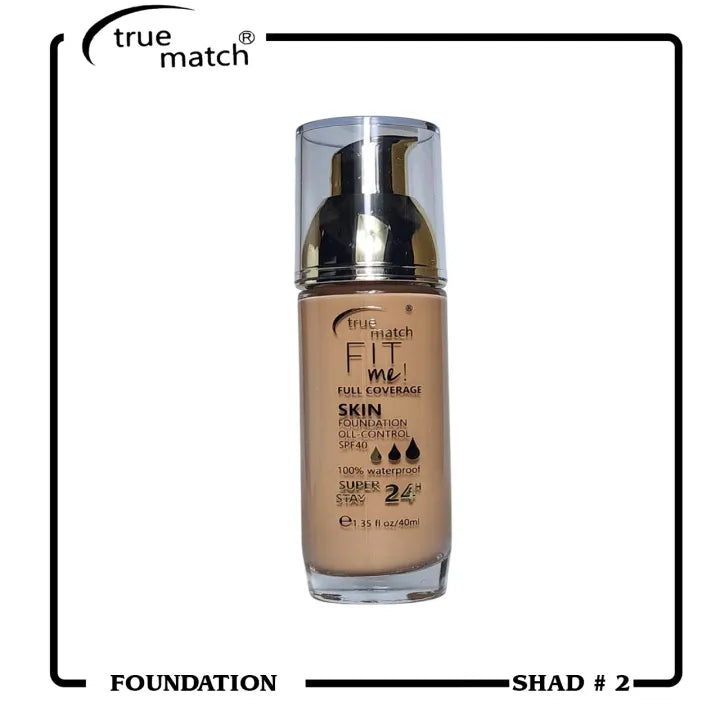True Match Fit me Full Coverage Foundation