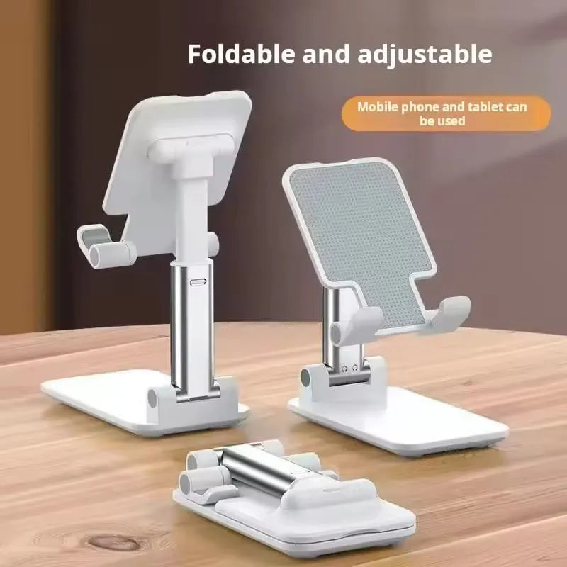 Mobile phone holder folding and retractable