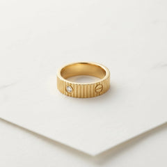 Stainless steel  Classic Cartier stone Ring For Women - Each