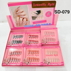 Romantic Myth Cat's Eye Press-On Gel Nails - Model SD-079