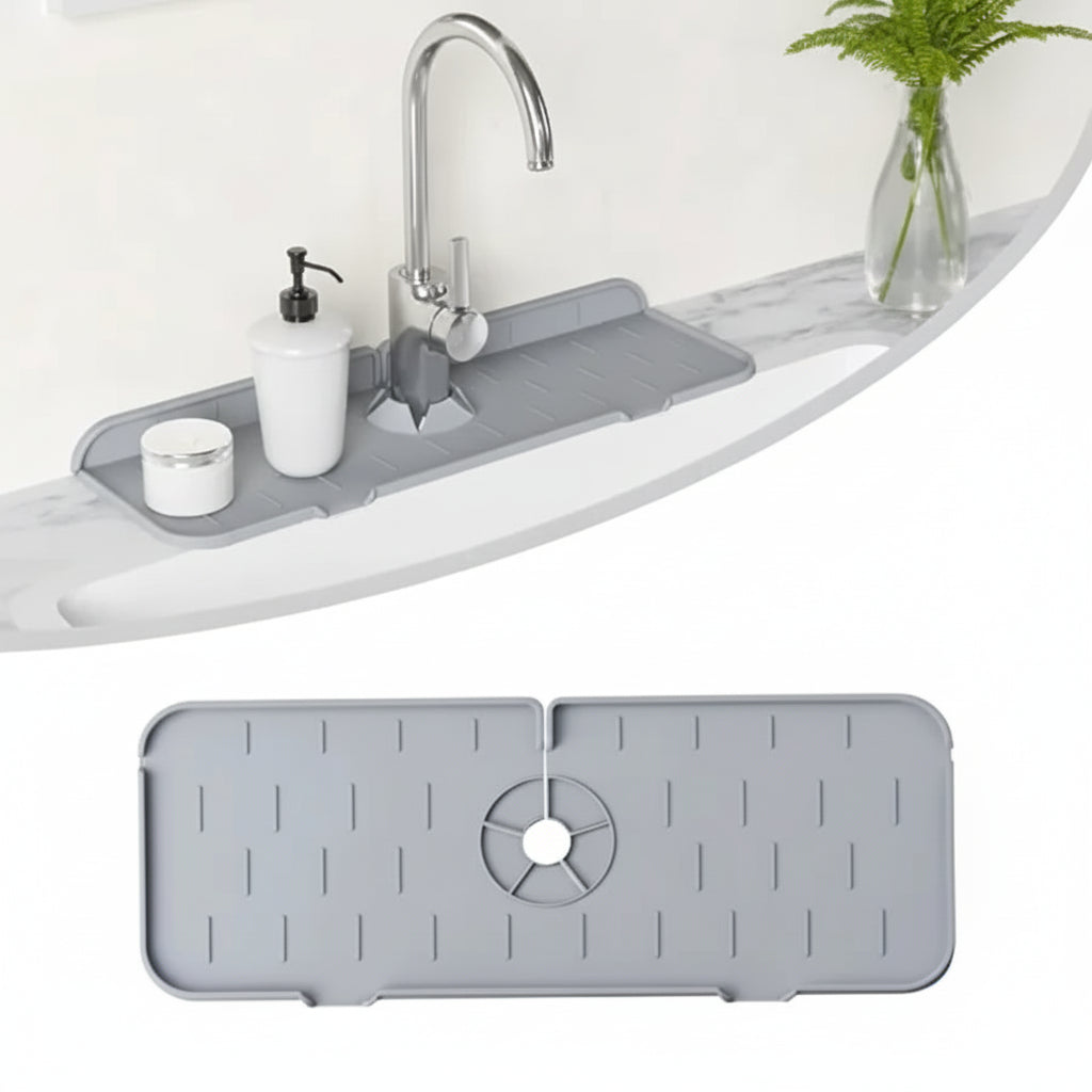 Silicone Faucet Mat For Kitchen & Bathroom