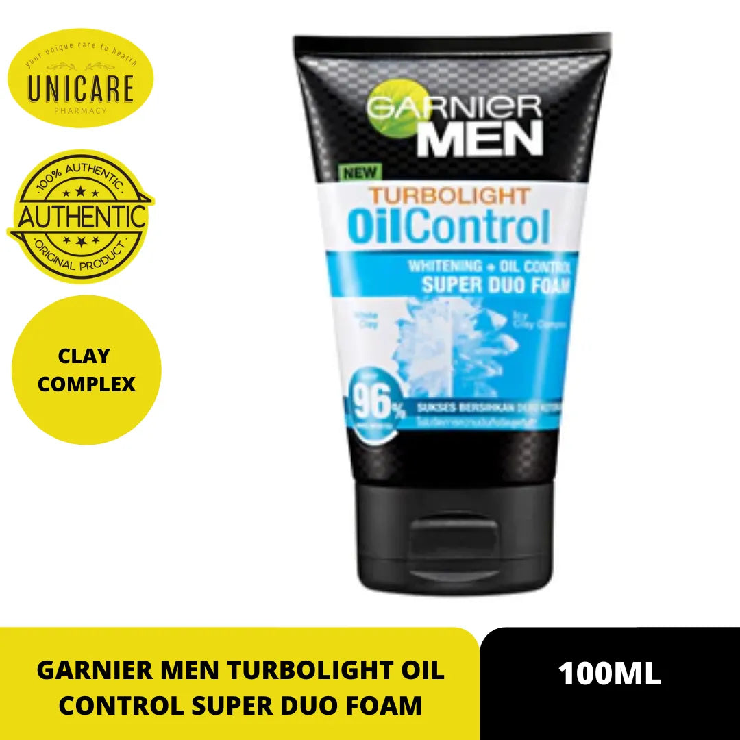 Garnier Men Oil Control Super Duo Foam - 100ml
