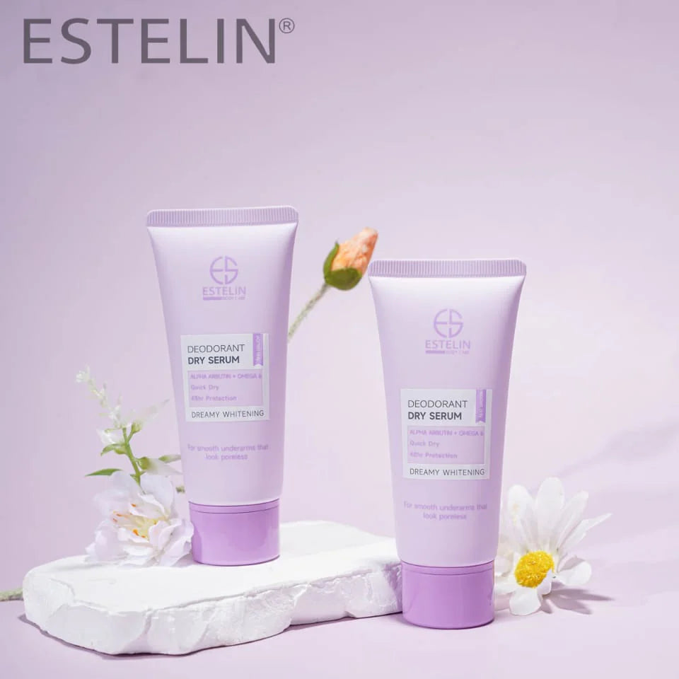 ESTELIN Deodorant Dry Serum Alpha Arbutin + Omega 3 - 60ml
