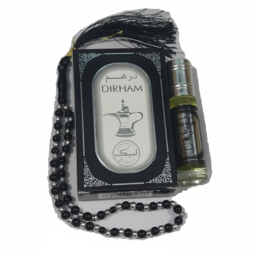 Original labbaik Dirham attar With Tasbeeh - 6ml