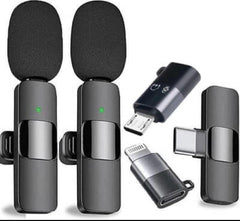 K9 Dual Professional Wireless Type-a, Type-c and Lightning Microphone