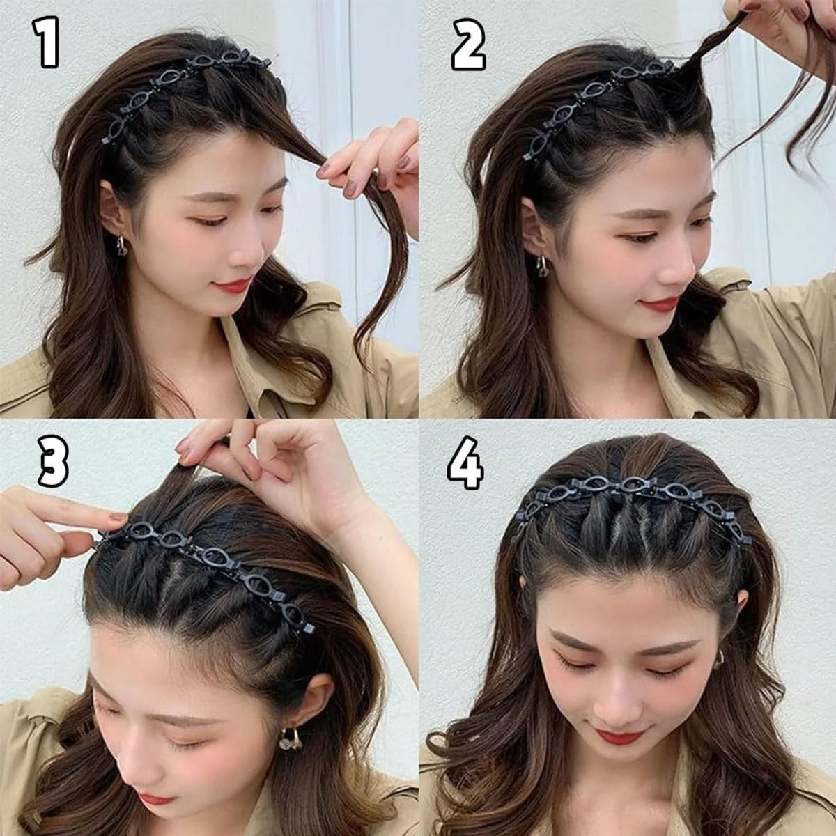 Bangs Hairstyle Hairpin Headband - Each