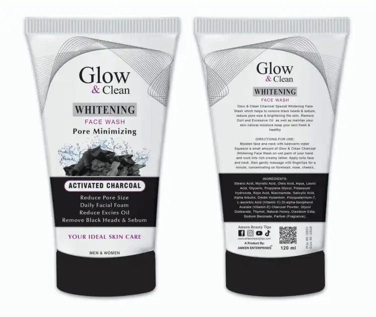 Glow & Clean Whitening Activated Charcoal Face Wash 120ml