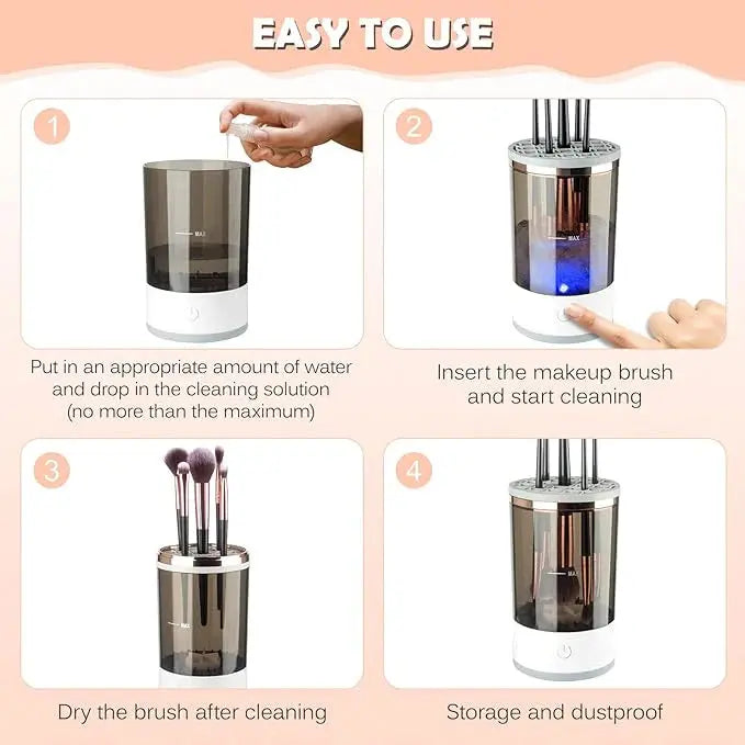 Electric Makeup Brush Cleaner Portable
