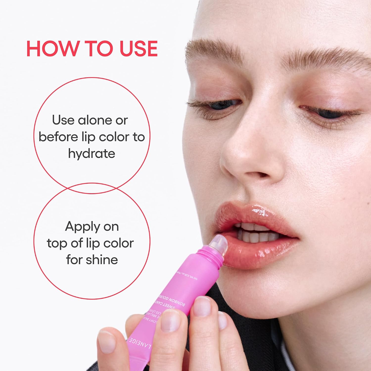 LANEIGE Sheer Tinted Lip Treatment & Glowy Balm - 10g