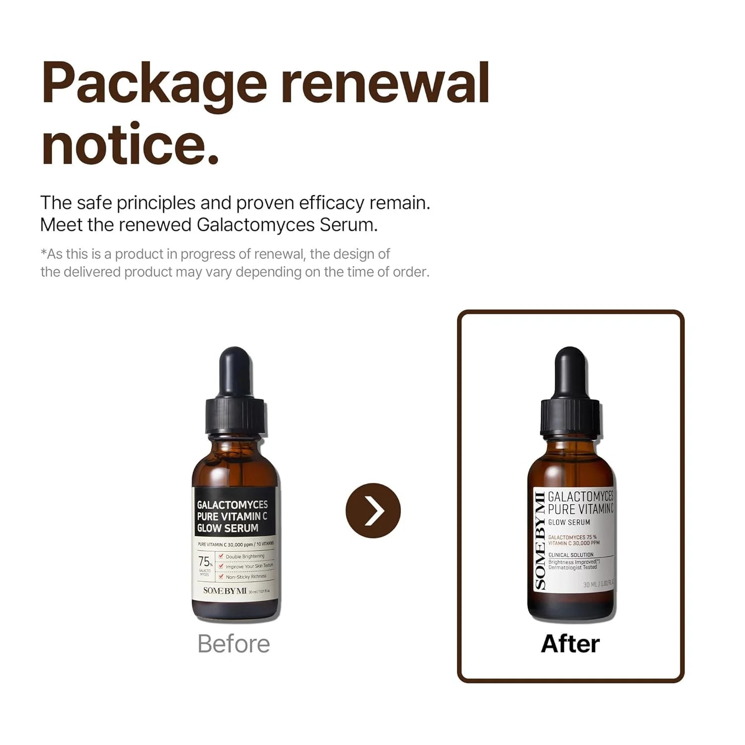 SOME BY MI Galactomyces Pure Vitamin C Glow Serum - 1.01Oz - 30ml