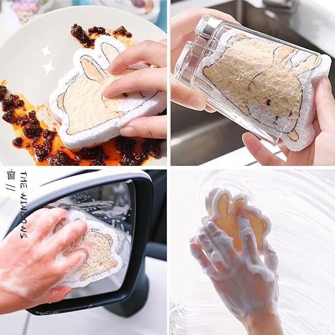 Pop-Up' Cartoon Natural Sponges