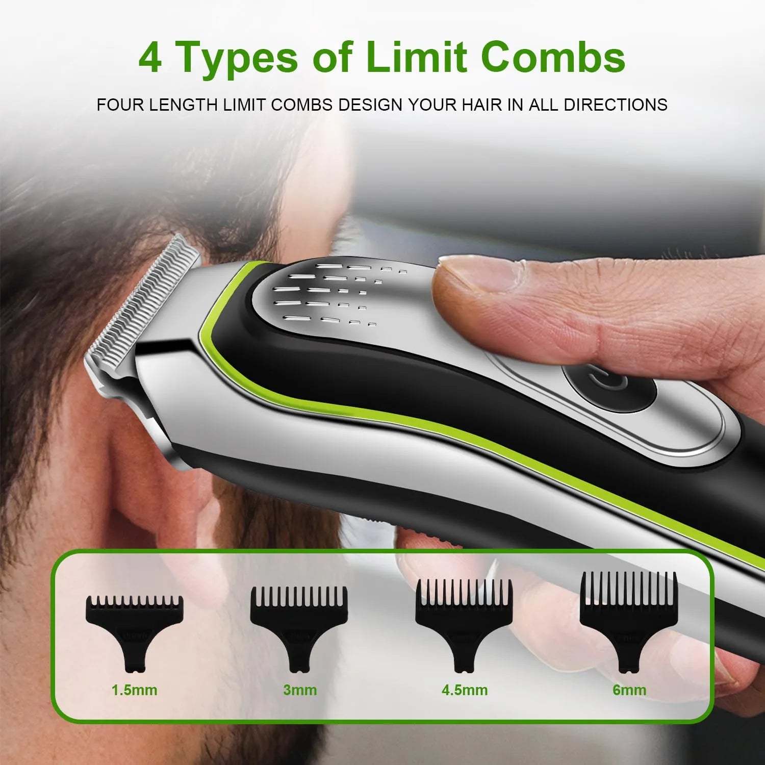 Kemei KM-1257 Hair Cut Machine Beard Trimmer
