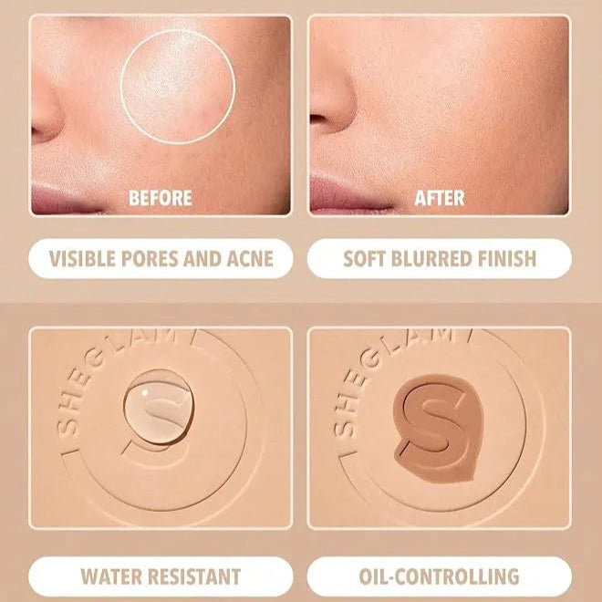 SHEGLAM Skin-Focus Full Coverage Powder Foundation