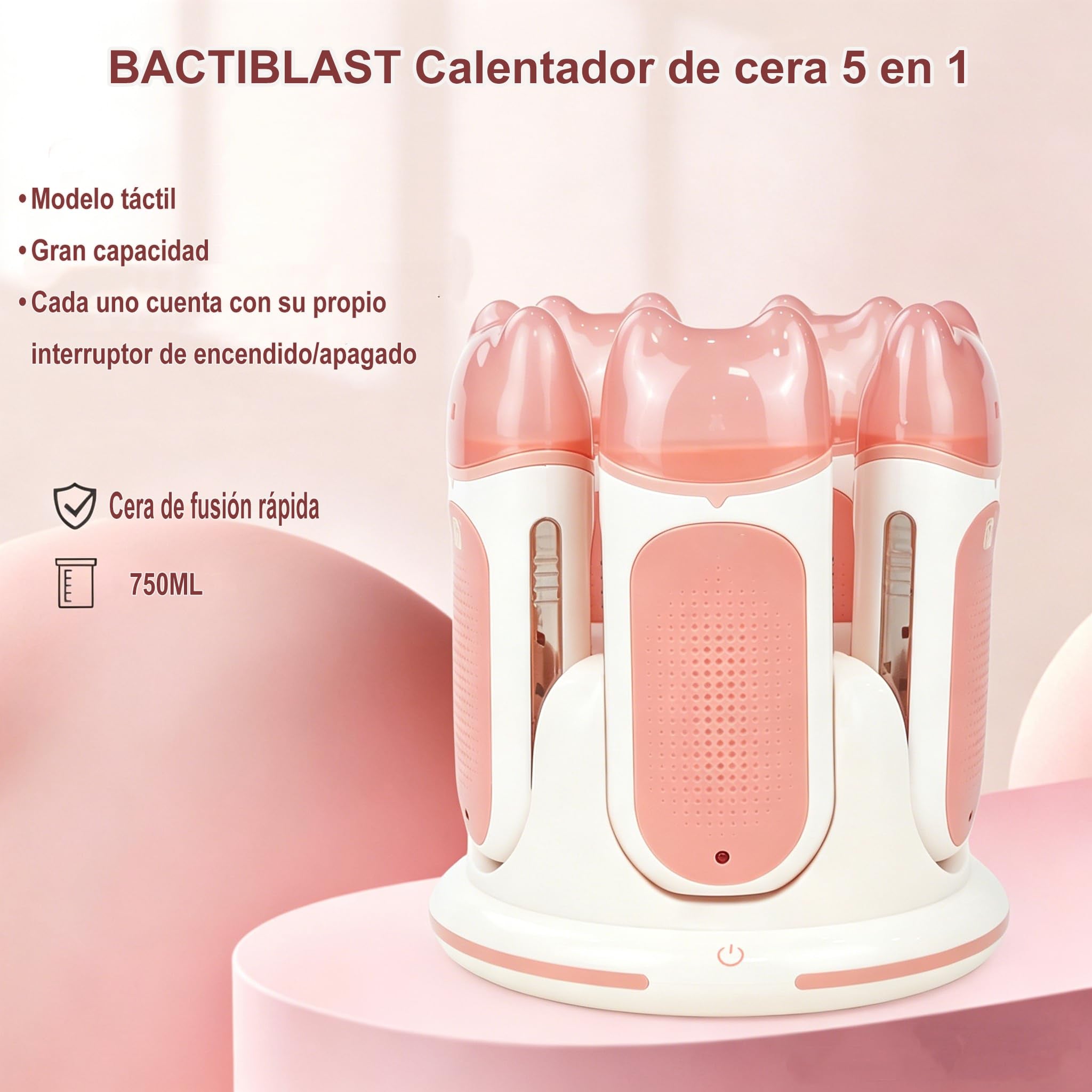 YSM-8065A-V 5-in-1 Depilatory Wax Heater Set