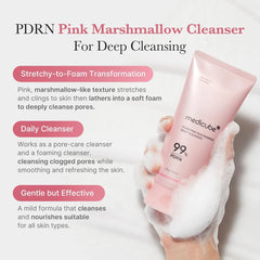 Medicube PDRN Pink Niacinamide Whip Cleanser - 120g - Made in Korea