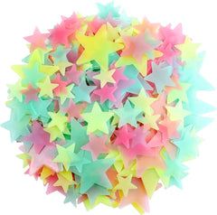 Outus Colorful Glow in The Dark Luminous Stars