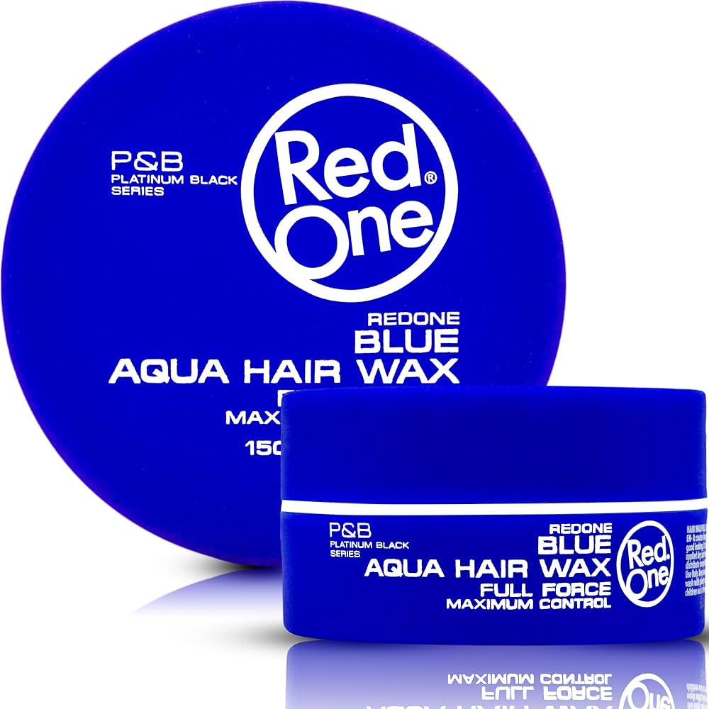 Red One Blue Aqua Hair Wax Full Force 150ml