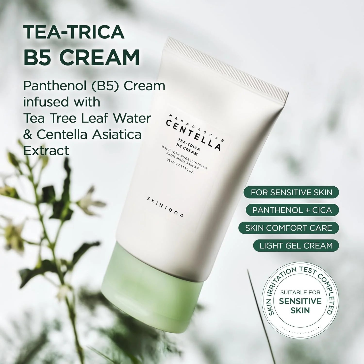 SKIN1004 Madagascar Centella Tea-Trica B5 Cream - 75ml