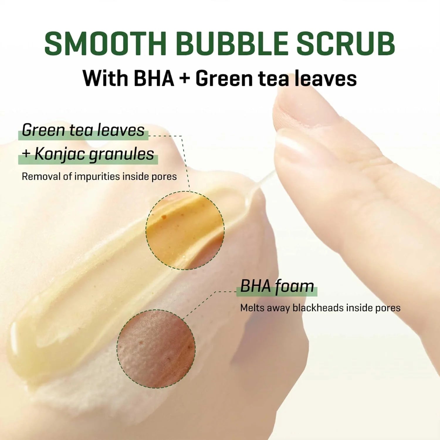 Some By Mi Bye Bye Blackhead 30 Days Miracle Green Tea Tox Bubble Cleanser - 120g