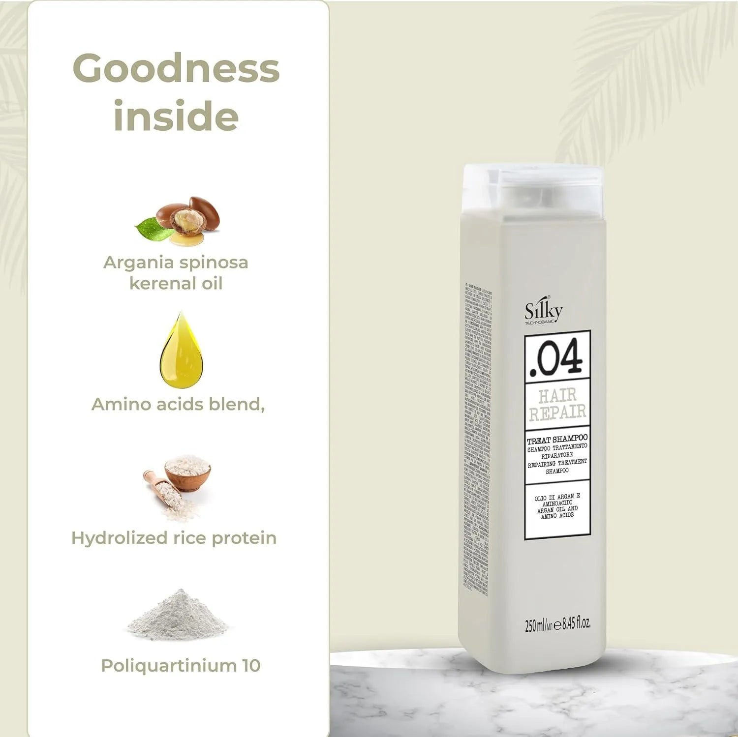 Silky Techno Basic .04 Hair Repair Treat Shampoo - 250ml