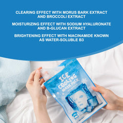 10pcs Ice Cooling Facial Mask Ice Cooling Mask