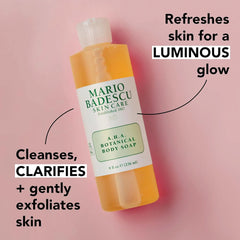 Mario Badescu AHA Botanical Body Wash Moisturizing, Clarifying and Gentle Exfoliating Wash - 236ml