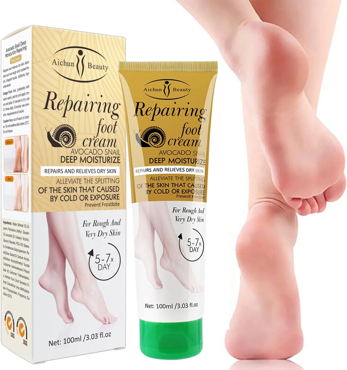 AICHUN BEAUTY Repairing Foot Cream - 100g