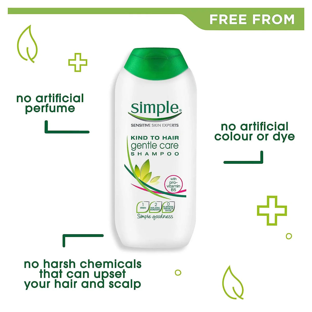 Simple Kind to Hair Gentle Care Shampoo - 200ml