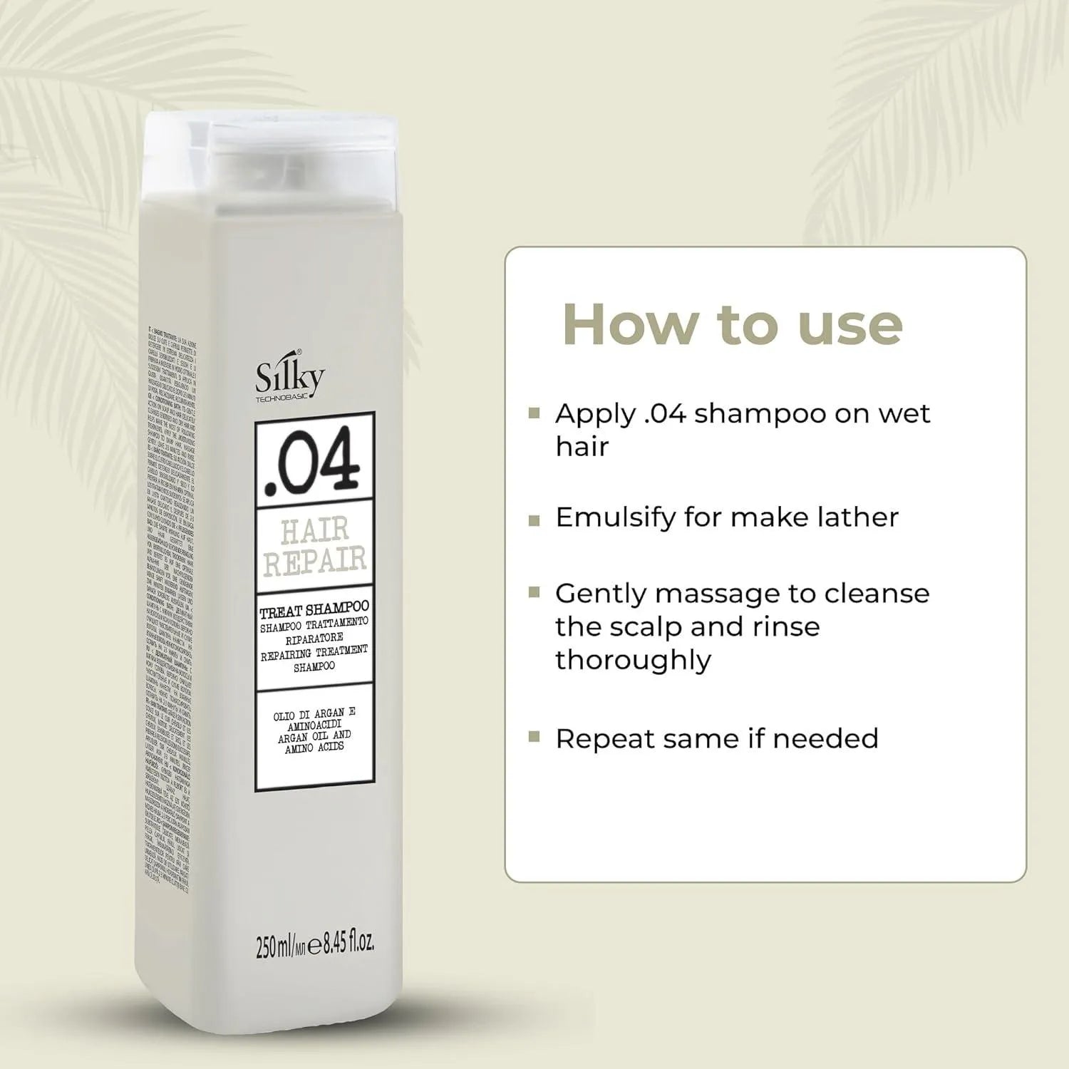 Silky Techno Basic .04 Hair Repair Treat Shampoo - 250ml