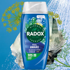Radox Feel Awake Sea Minerals & Fennel Shower Gel - 225ml