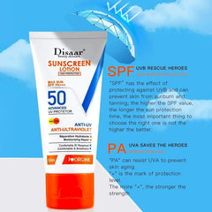 Disaar UVA/UVB  SPF 50 Sunscreen Lotion  - 50g