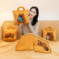 Multifunctional Capybaras Pillow 2 In 1 Hand Warmer