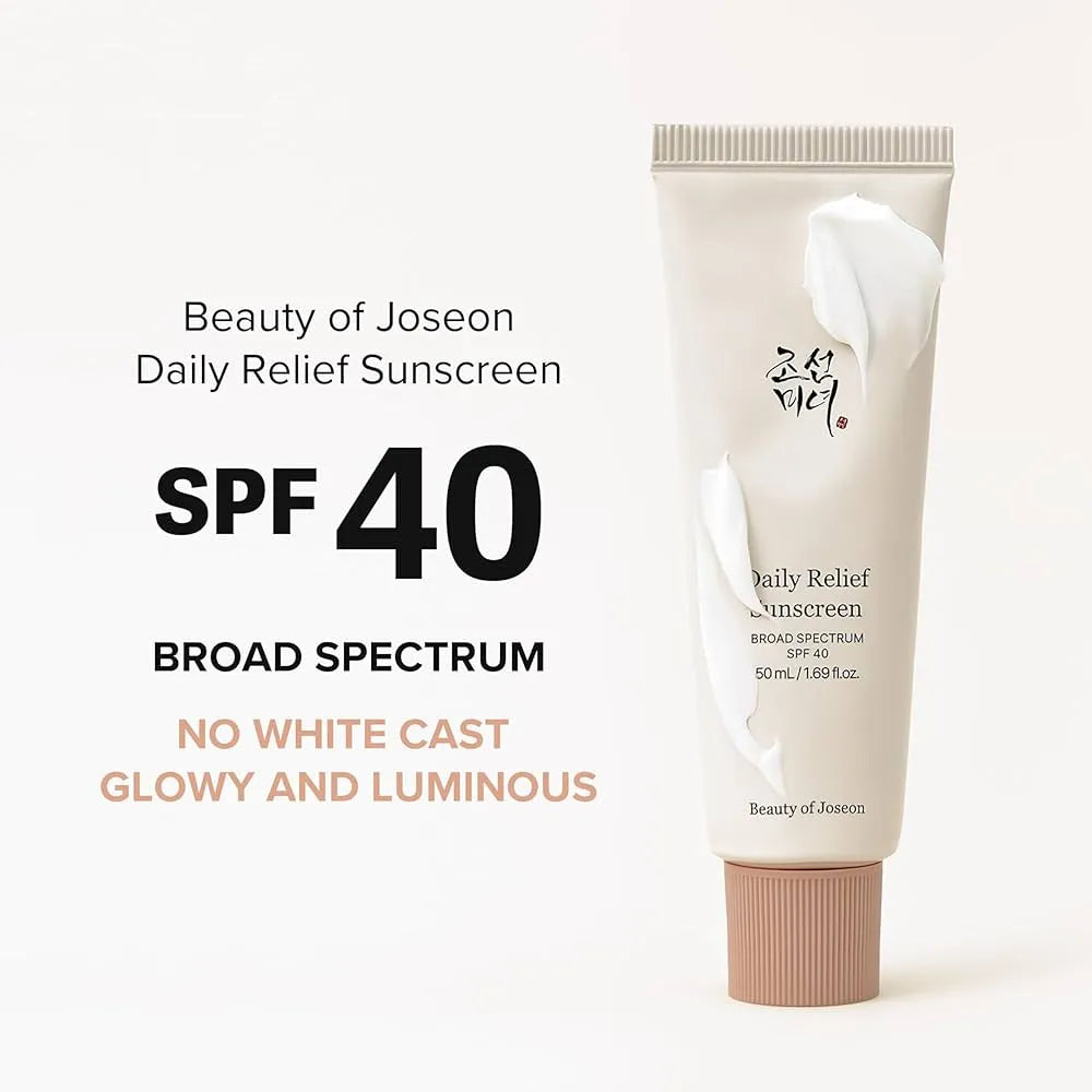 Beauty of Joseon Daily Relief Sunscreen Broad Spectrum SPF 40 – 50ml (Made in Korea)