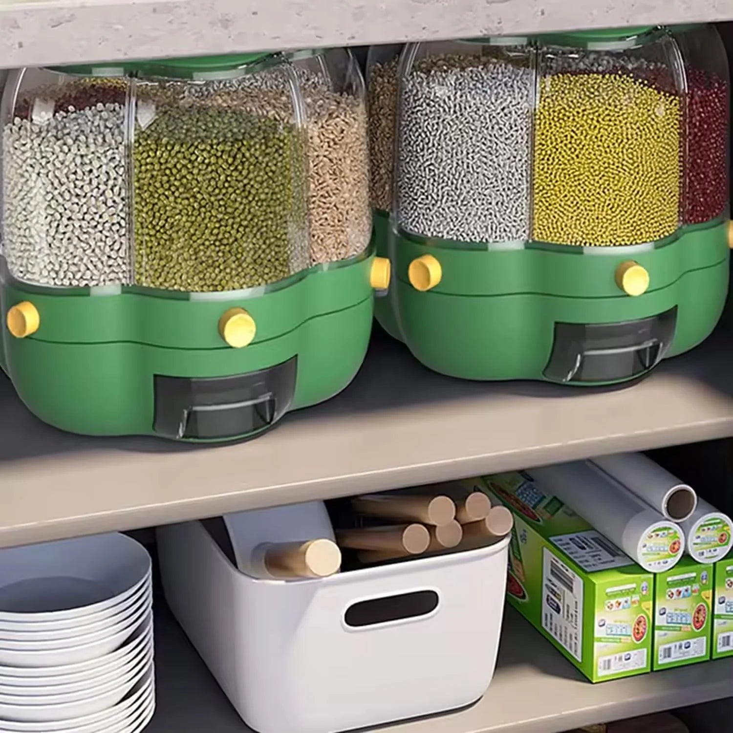 360° Rotating Grain And Cereal Dispenser