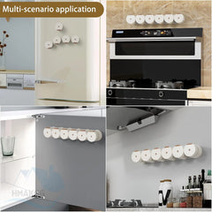 Wall Mounted Magnetic Seasoning Box -  6 Pcs Set