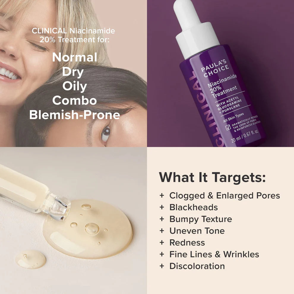 Paula’s Choice Clinical Niacinamide 20% Treatment – 20ml