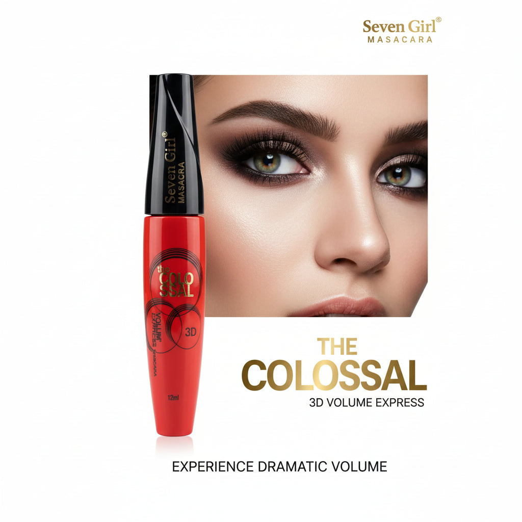 Seven Girl 3D Volume Waterproof Mascara - 12ml